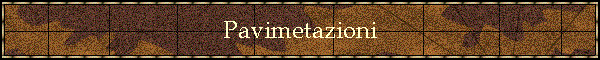 Pavimetazioni